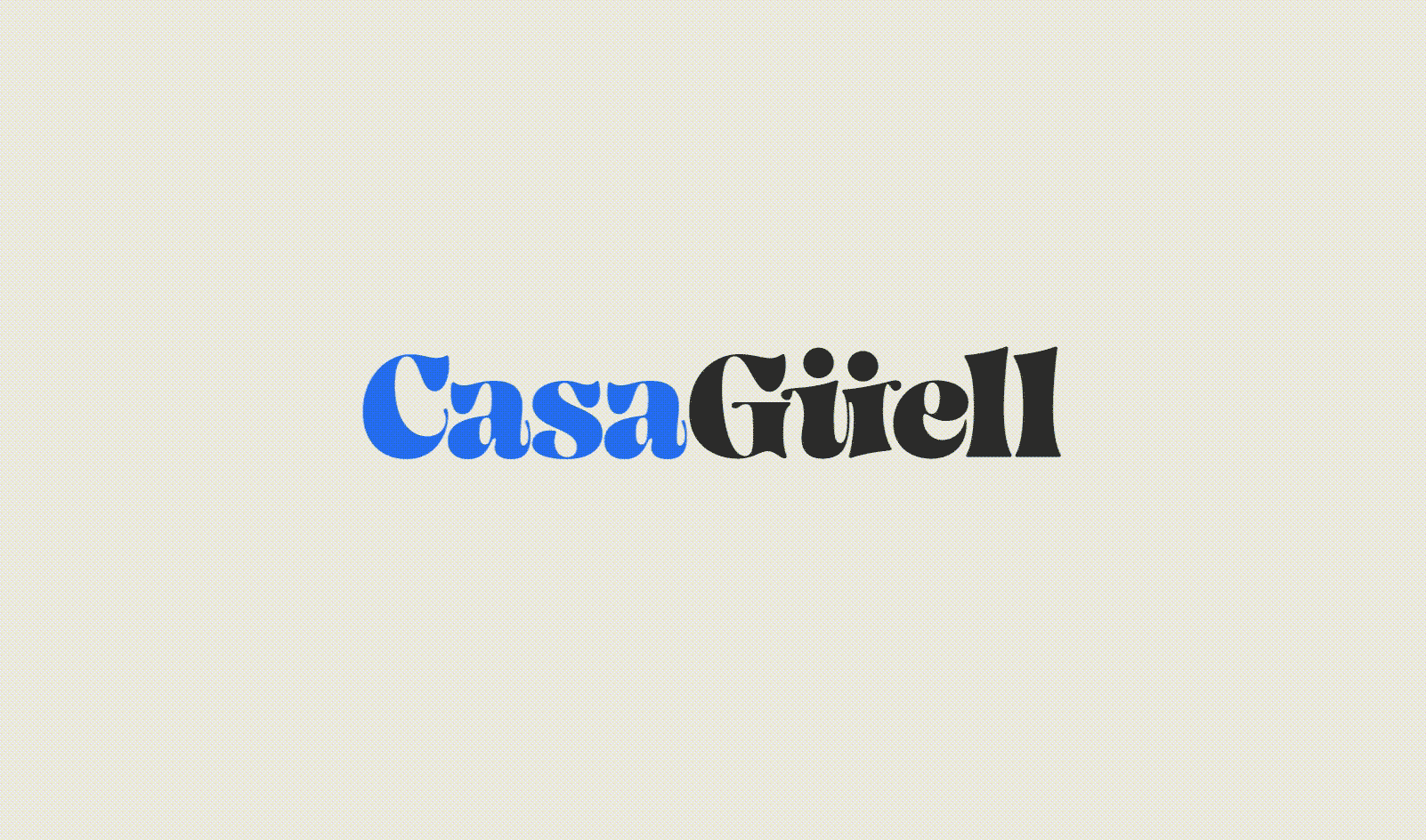 Diseño identidad de marca del restaurante Casa Güell en Barcelona